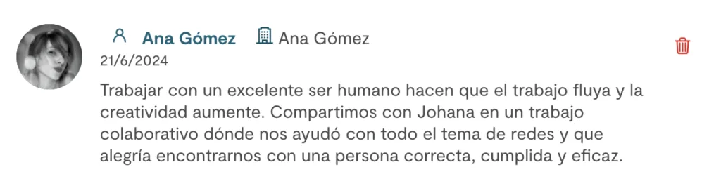 testimonio