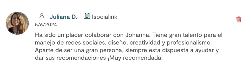 testimonio