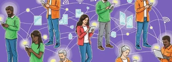 redes sociales sin interacción